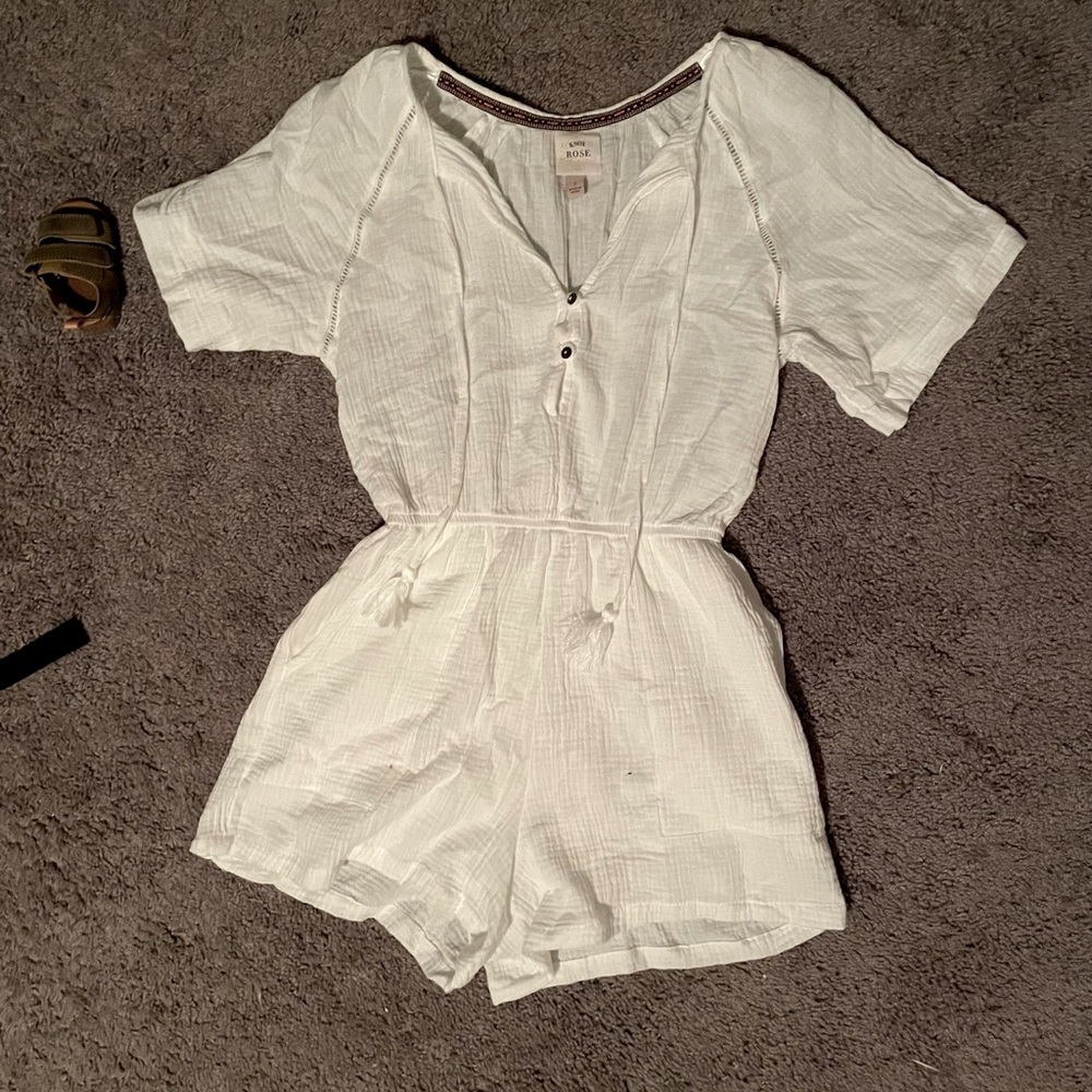 Knox Rose White Romper